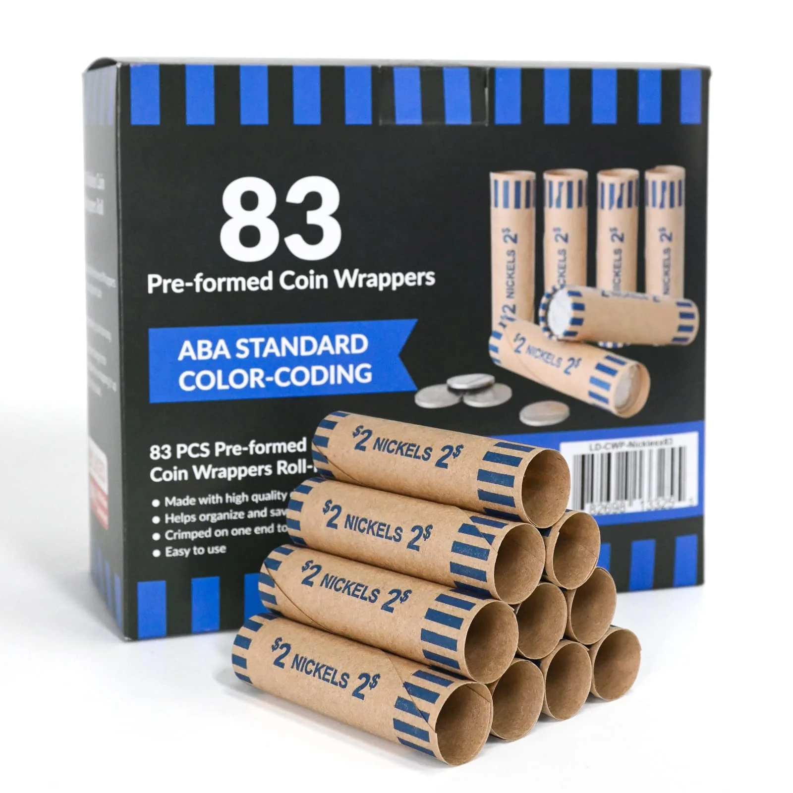 L LIKED  Preformed Coin Wrappers Rolls - Image 5
