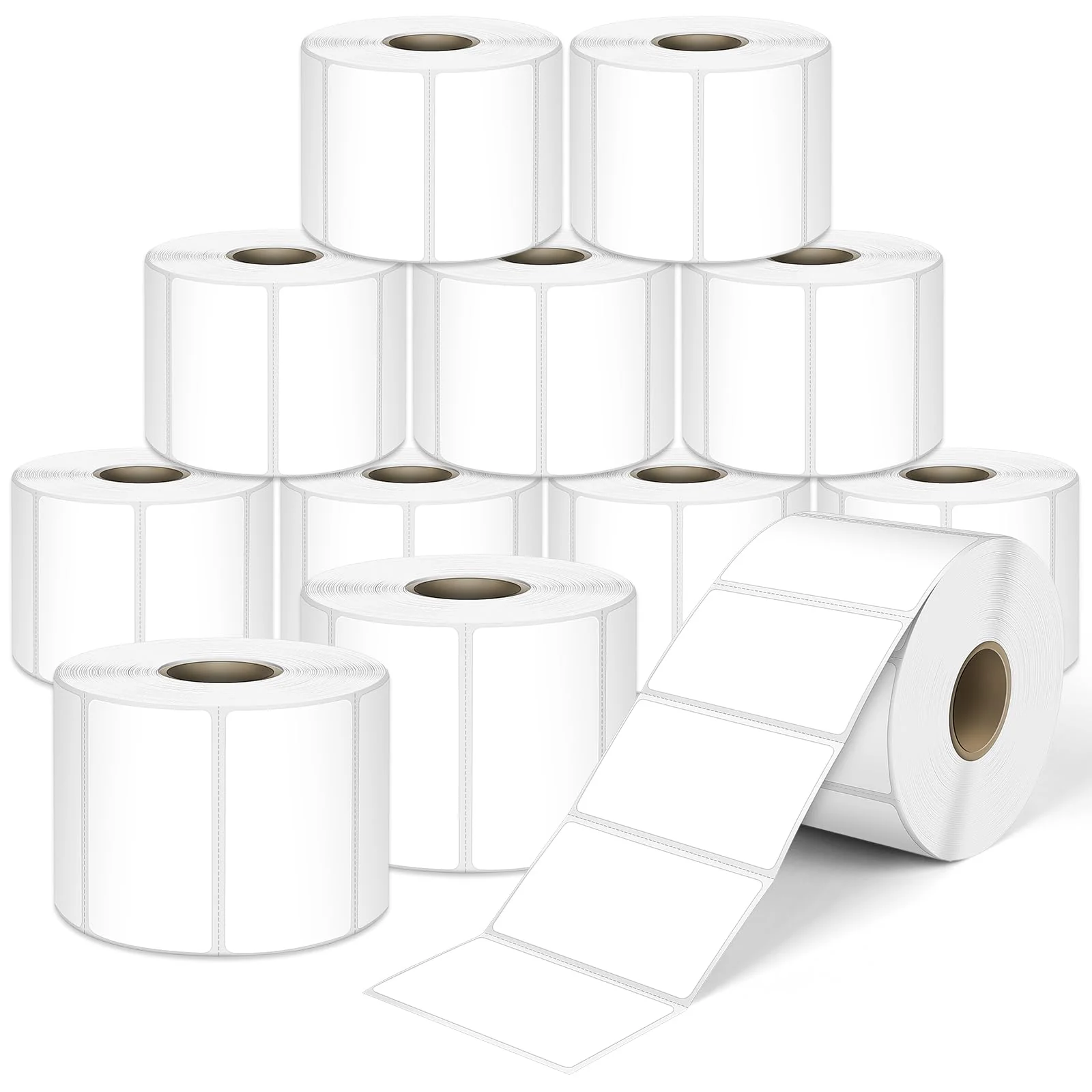 L LIKED 2.25" x 4" , 2.25" x 0.75", 2.25" x 1.25" Direct Thermal Label for Block, Permanent Adhesive Shipping Postage Labels & Compatible with Rollo, Zebra and Other Desktop Printers - Image 10