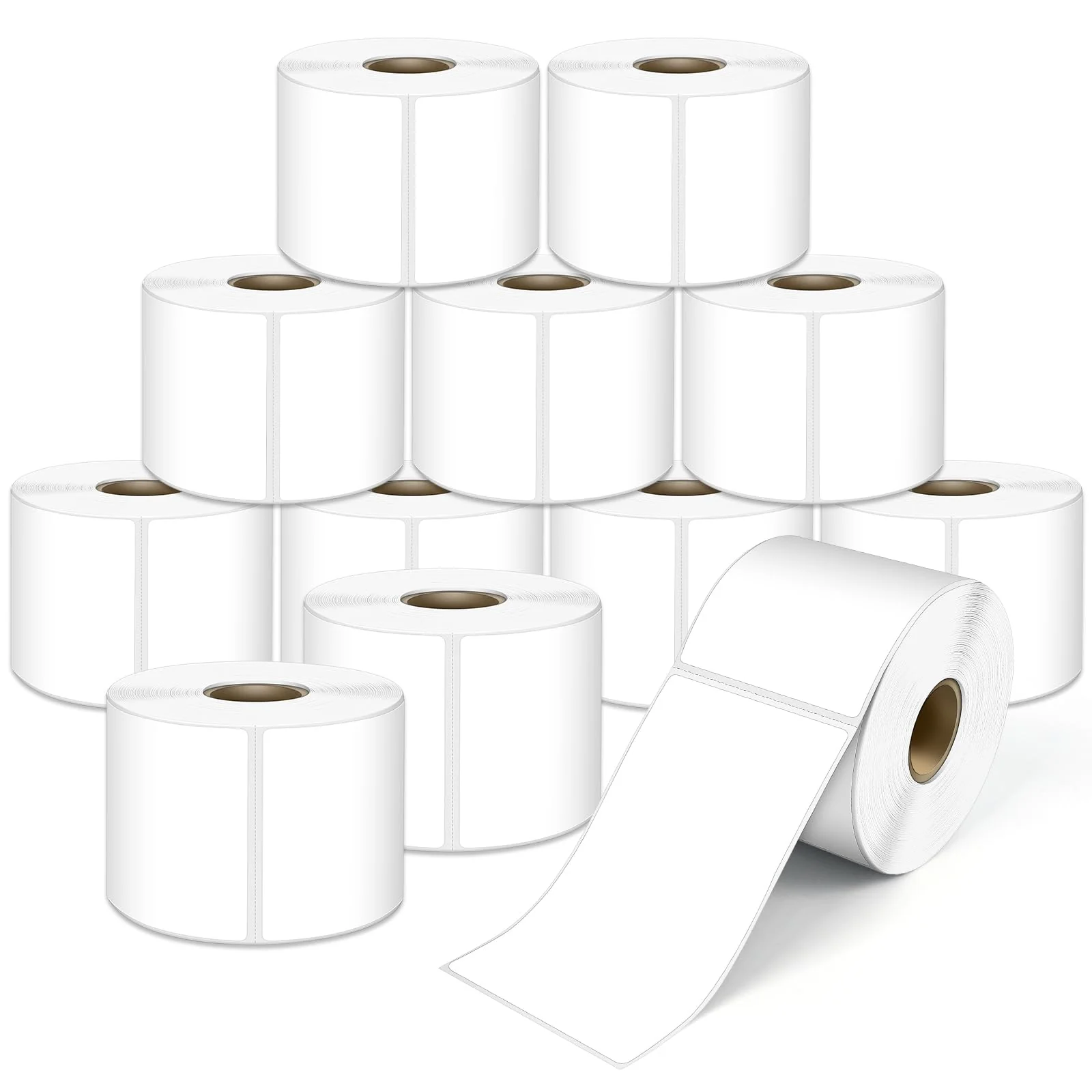 L LIKED 2.25" x 4" , 2.25" x 0.75", 2.25" x 1.25" Direct Thermal Label for Block, Permanent Adhesive Shipping Postage Labels & Compatible with Rollo, Zebra and Other Desktop Printers - Image 12