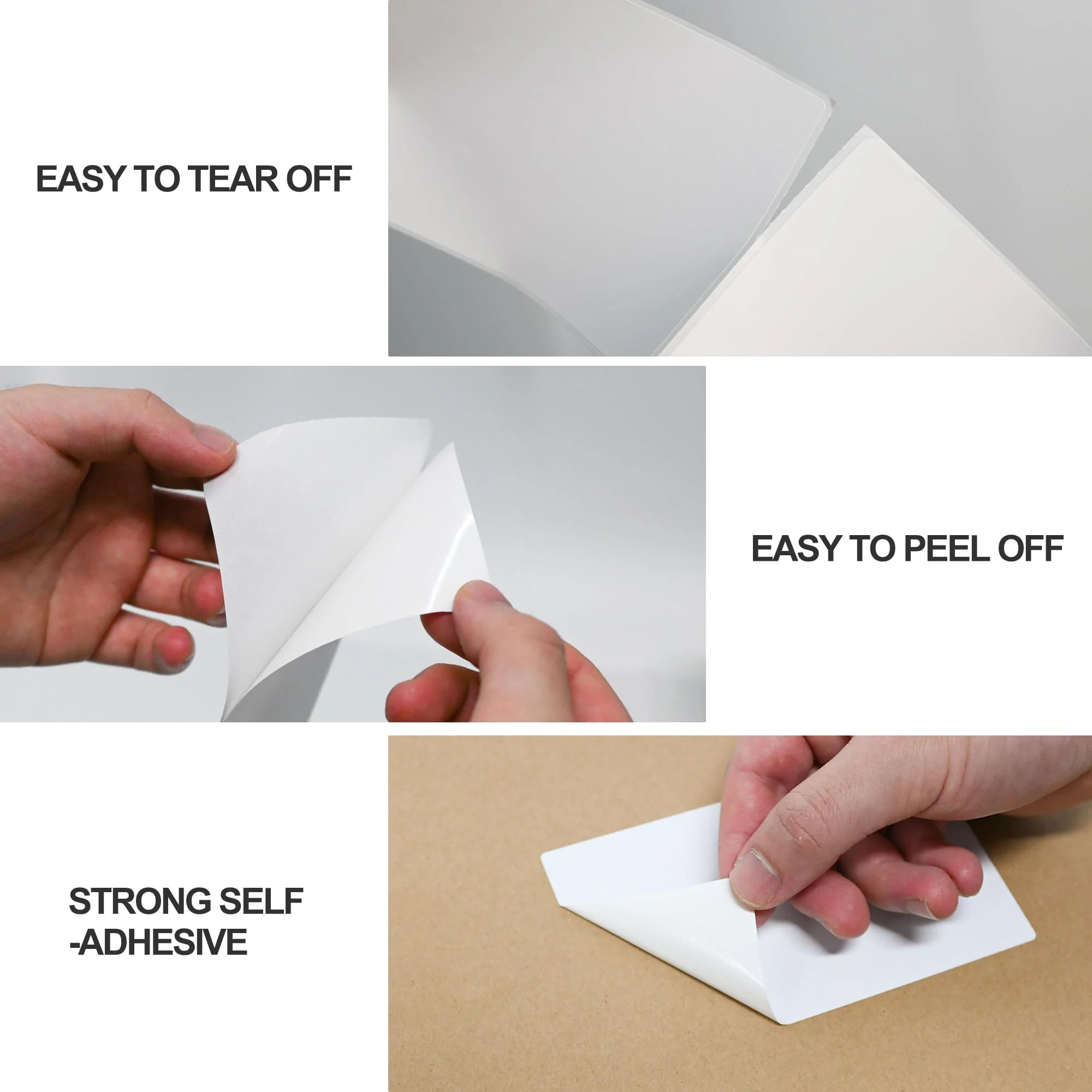 L LIKED 3" x 5" Direct Thermal Labels, 500 Fanfold Thermal Printer Shipping Labels for Small and Microenterprise, Compatible with Zebra & Rollo Printers, Perforated Line, White - Image 6