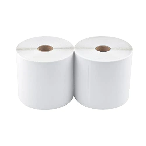 L LIKED 4" x 6" Direct Blank Thermal Shipping Labels with 450 Labels/Roll - Compatible Zebra 2844 ZP-450 ZP-500 ZP-505 - Image 6