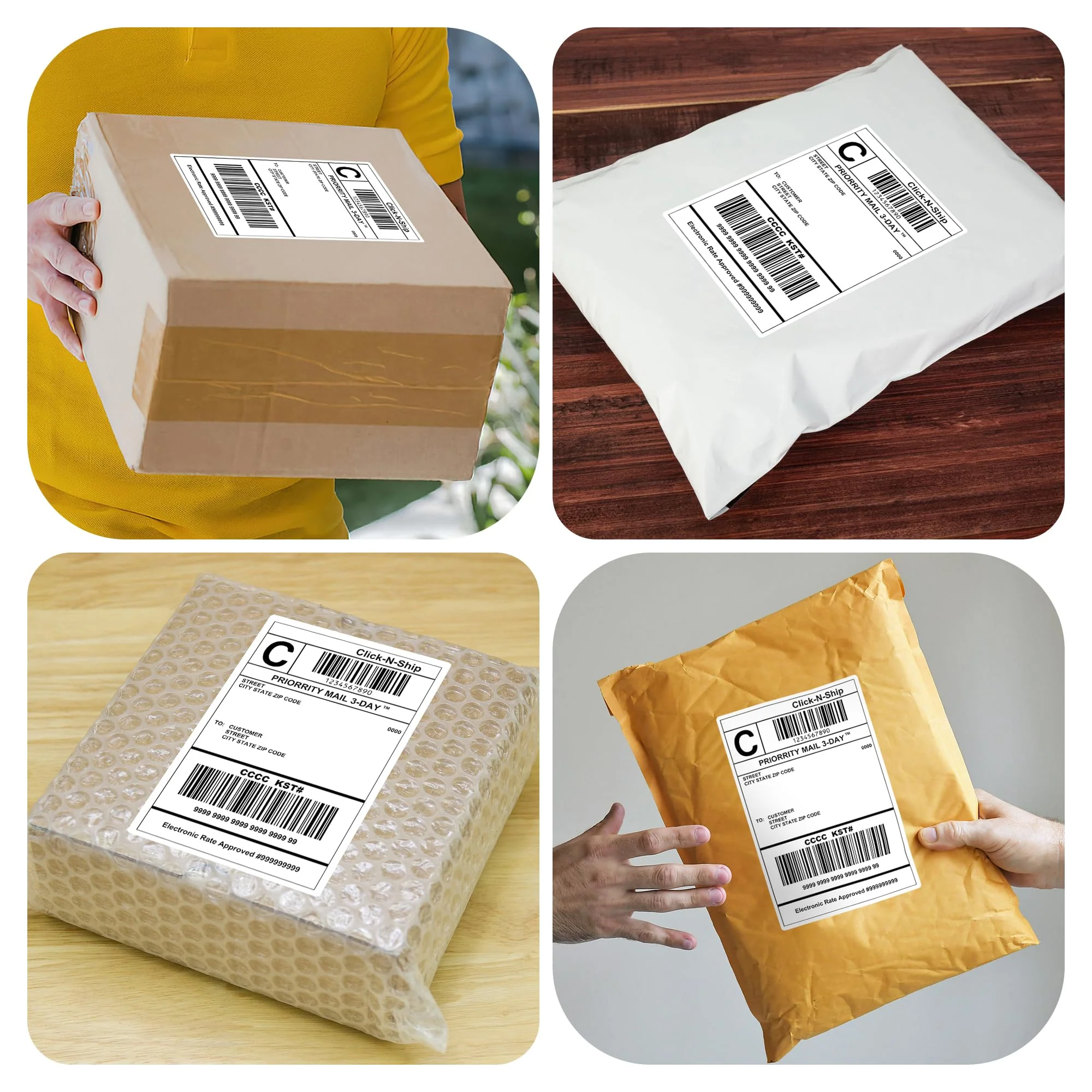 L LIKED 4"x 6" Shipping Labels, Printable Labels for Laser & Inkjet Printers - Image 6