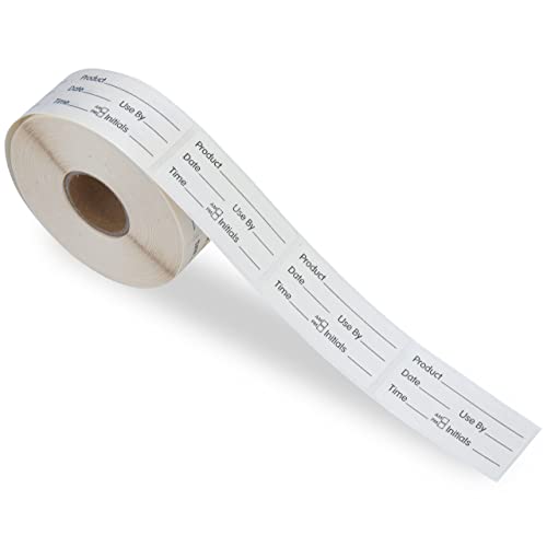 L LIKED 500 Stickers Use by 1 x 2 Inch Dissolvable Food Storage Labels for Containers - Image 3