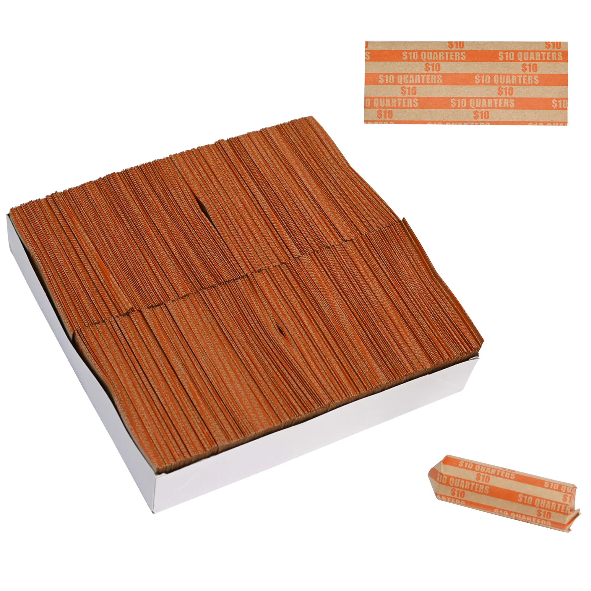 L LIKED Flat Striped Coin Wrappers, Pack of 1000 PCS - Image 11