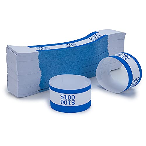 L LIKED Pack of 500 Currency Band Bundles Self Sealing Currency Straps Bands Money Bill Wrappers (500 PCS)… - Image 14