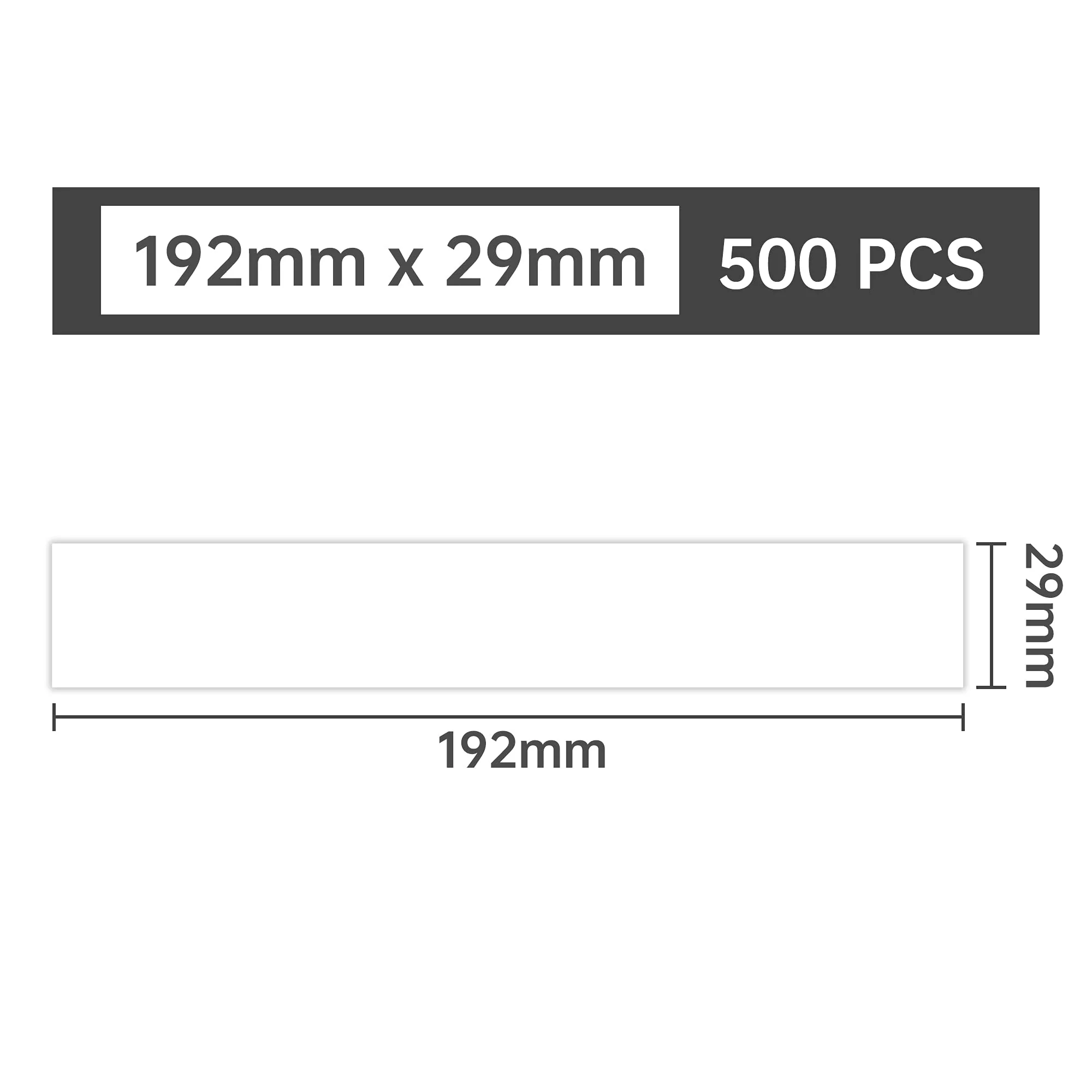 L LIKED Pack of 500 Currency Band Bundles Self Sealing Currency Straps Bands Money Bill Wrappers (500 PCS)… - Image 8